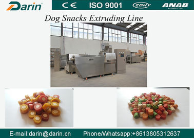 DRD-100 / DRD-300 আংশিক ভিজা পোষা কুকুর আচরণ / কুকুর দাঁতের chews খাদ্য extruder মেশিন