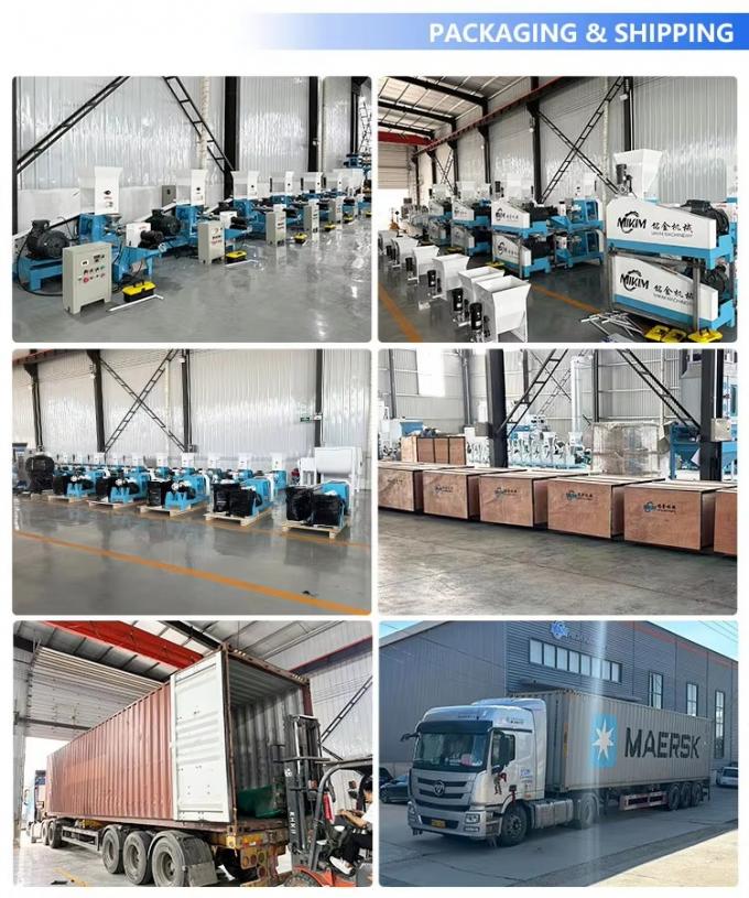 latest company news about 500 kg/h Floating Fish Food Production Line for Commercial Aquaculture Feed Manufacturing  1