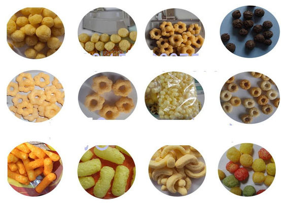 SS304 কর্ন পাফ স্ন্যাক মেশিন ফুড এক্সট্রুডিং মেশিন