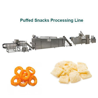 টেকসই কর্ণ, চাল, গম প্যাফ স্ন্যাক মেশিন / পনির বল জন্য সরঞ্জাম