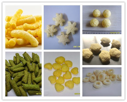 এসএস 304 স্বয়ংক্রিয় পনির পাফ স্ন্যাক মেশিন 380V 50hz 3 ধাপ নিয়মিত ভোল্টেজ