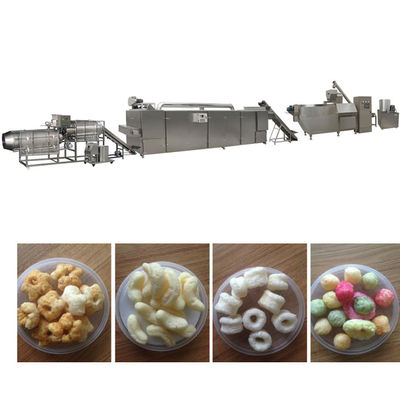 স্টেইনলেস স্টীল Puff স্ন্যাক Extruder খাদ্য কর্ণ Puff Snacks লাইন তৈরি