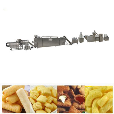 টেকসই Puff স্ন্যাক Extruder খাদ্য / কর্ণ Puff Snacks লাইন নিম্ন নয়েজ তৈরি