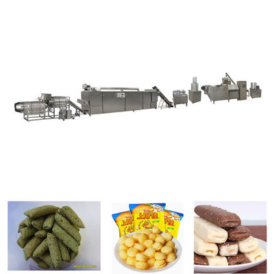 WEG মোটর তিন বছরের গ্যারান্টি সঙ্গে Corn Puff Snack Machine Puff Extruder Machine