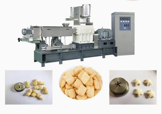 সম্পূর্ণ স্বয়ংক্রিয় কটন প্যাচ মৃন্ময় Extruder মেশিন / আলু চিপস মেকিং মেশিন