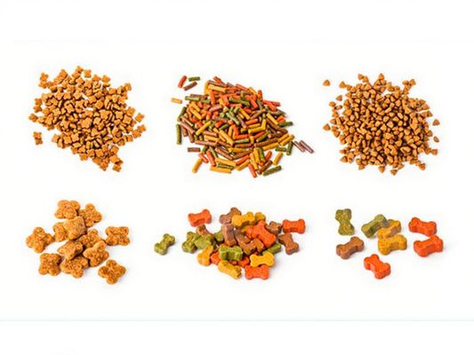 কুকুর / বিড়াল / পাখি / মাছ / পোষা প্রাণীর খাদ্য তৈরির মেশিনের লাইন, WEG মোটর সহ, তিন বছরের গ্যারান্টি