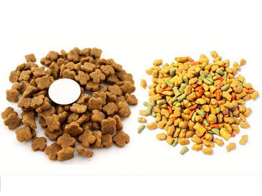 কুকুর / বিড়াল / পাখি / মাছ / পোষা প্রাণীর খাদ্য তৈরির মেশিনের লাইন, WEG মোটর সহ, তিন বছরের গ্যারান্টি