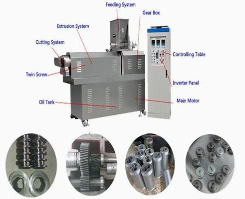 খাদ্যের extruder / মুরগি স্কেক্স ফুড মেকিং মেশিন