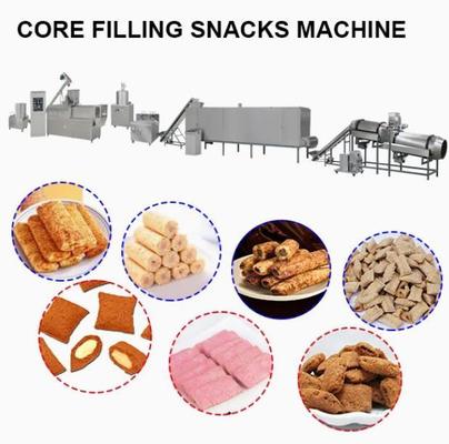 স্টেইনলেস স্টিল পাফ স্নাক ফুড এক্সট্রুডিং মেশিন ডাব্লুইইজি মোটর সহ