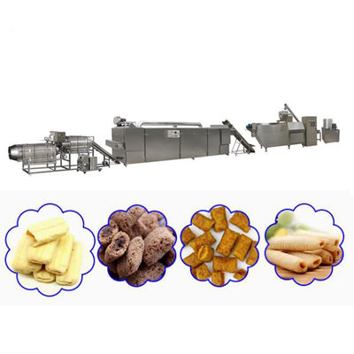 স্বয়ংক্রিয় টুইন স্ক্রু খাদ্য এক্সট্রাইডার মেশিন Extruded খাদ্য বিভিন্ন আকৃতি