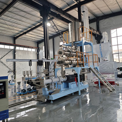 খাদ্য পিলার Extruder টুইন স্ক্রু পোষা খাদ্য Extruder সিই অনুমোদিত সঙ্গে যন্ত্রপাতি