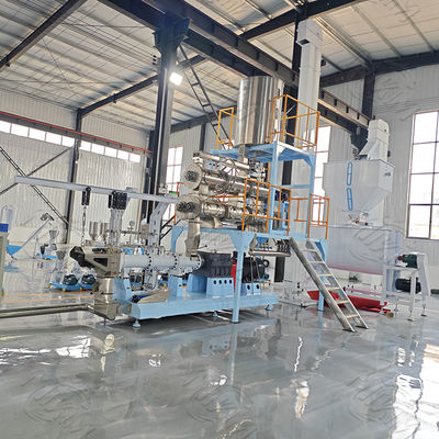 জার্মান মোটর শুকনো পোষা মাছ খাদ্য Extruder মেশিন / সিই অনুমোদিত প্রক্রিয়াকরণ লাইন