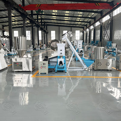 100-150Kg/H 304 স্টেইনলেস স্টীল পেললেট শুকনো পশু খাদ্য প্রক্রিয়াকরণ মেশিন
