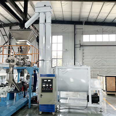 স্বয়ংক্রিয় খাদ্য Extruder মেশিন উচ্চ - টেক 150kg / ঘন্টা শুকনো পোষা খাদ্য জন্য
