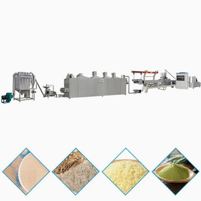 পুষ্টি পাউডার জন্য প্রাক- gelatinized শিশু খাদ্য extruder মেশিন extruding