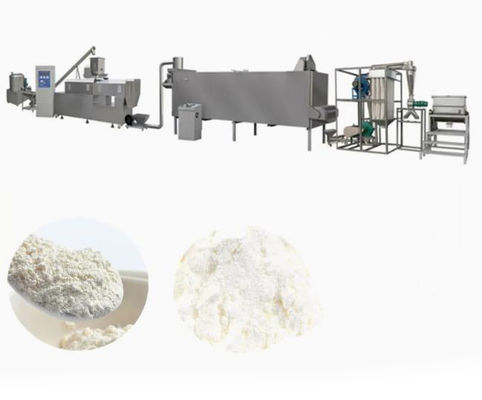 টুইন স্ক্রু extruding পুষ্টি গুঁড়া খাদ্য Extruder মেশিন 200-250kg / ঘন্টা