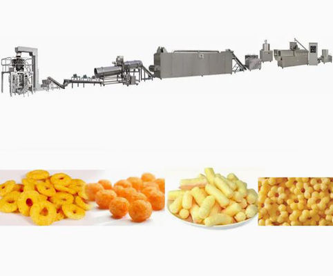 অটোমেশন স্নেক Extruder মেশিন, 3 ডি স্ন্যাক হিট Fryums মেশিন মেকিং