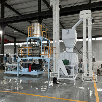 ফুড স্টাফ ফিডস্টাফ দুই স্ক্রু extruder মেশিন / কুকুর খাদ্য যন্ত্রপাতি