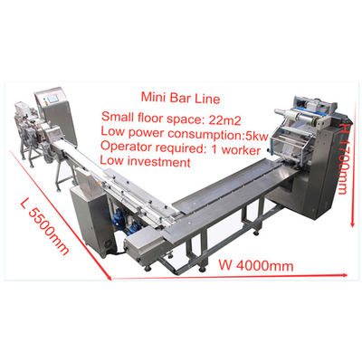 150 মিমি 90 পিসি / মিন সেরিল বার মেশিনটি মেশিন দিয়ে তৈরি করে