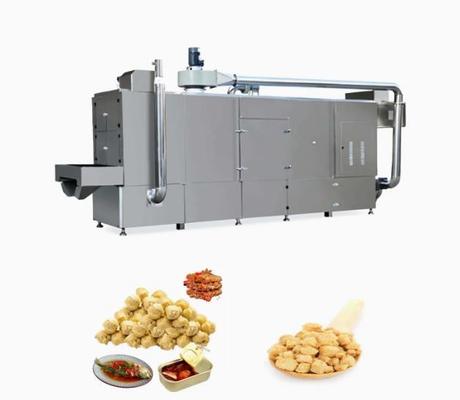 Textured সোয়া এক্সট্রুডার মেশিন / সয়া স্তুপ গর্ত extruder উত্পাদনের লাইন