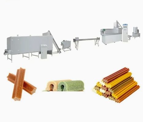 কুকুর স্মার্টবোন মেকিং পোষা ট্রিট মেশিন, কুকুর চিউইং পোষা খাদ্য মেশিন