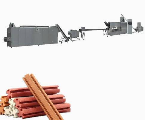 কাস্টম ডিজাইন পোষা ট্রিট মেশিন এক্সট্রুডড ডগ চিউইং ফুড প্রসেসিং