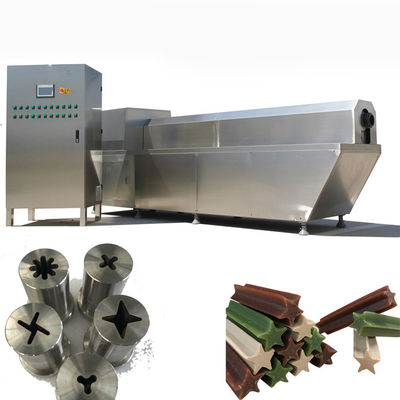 বিভিন্ন আকারের পোষা প্রাণী চিকিত্সা মেশিন কুকুর চিবানো স্ন্যাক ফুড প্রসেসিং ইকুইপমেন্ট এক্সট্রুডার