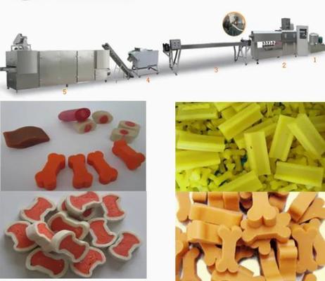 35-100KW পোষা প্রাণী চিউজ কুকুরের খাদ্য উৎপাদন মেশিন কুকুরের দাঁত স্বাস্থ্যের জন্য