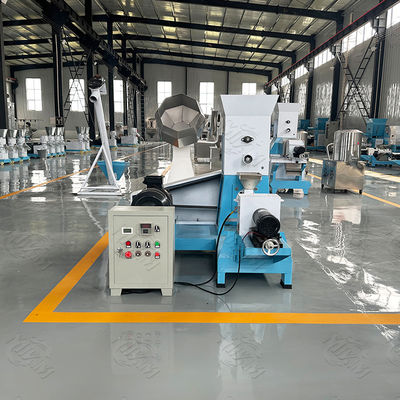 পোষা ট্রিটস মেকিংয়ের জন্য এসইএস সিঙ্গেল স্ক্রু ডগ ফুড এক্সট্রুডার দ্রুত উত্পাদন