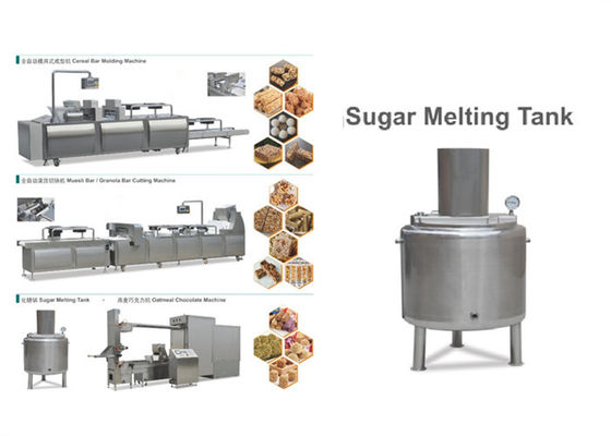 চকলেট রাইস কেক মেশিন 300 ~ 500 কিলোগ্রাম প্রতি ঘন্টায় ক্ষমতা 2017 সিমেন্স টাচ স্ক্রিন