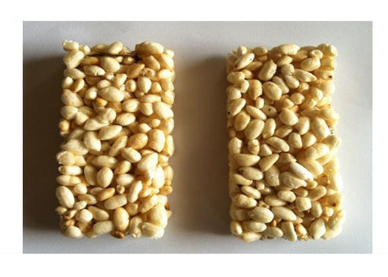 গ্রানোলা চিনাবাদাম তিল চাল মিশ্রণ বার গঠন লাইন