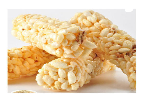 গ্রানোলা চিনাবাদাম তিল চাল মিশ্রণ বার গঠন লাইন