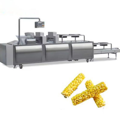 নতুন ডিজাইন স্বয়ংক্রিয় খাদ্যশস্য ক্যান্ডি বার তৈরীর মেশিন / puffed চাল Cereal বার Maker