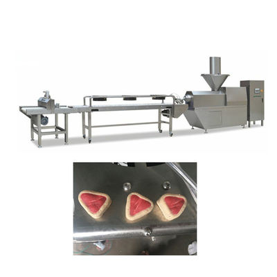 ঠান্ডা এক্সট্রুশন পোষা খাদ্য উত্পাদনের লাইন, উচ্চ মাংসের সামগ্রী সঙ্গে পোষা চাউনি বোন মেশিন