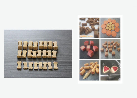 স্বয়ংক্রিয় মাংস ঝাঁকনি বিরচন মেশিন / এবিবি বা Schneider বৈদ্যুতিক অংশ সঙ্গে পোষা খাদ্য উত্পাদনের লাইন