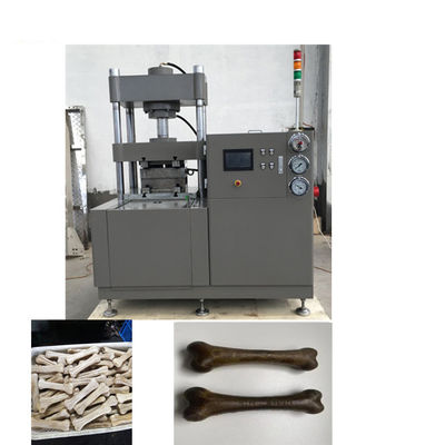 উচ্চ শক্তি হাইড্রোলিক পোষা খাদ্য উত্পাদনের লাইন Rawhide / হাড় কুকুর জন্য চাপুন