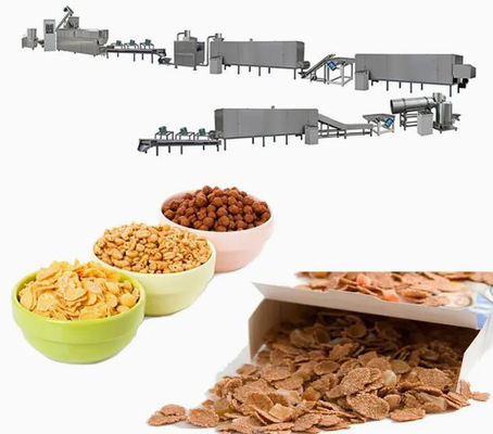 ক্রমাগত কয়লা ফ্লেক্স প্রক্রিয়াকরণ লাইন ক Corn Flakes Machinery