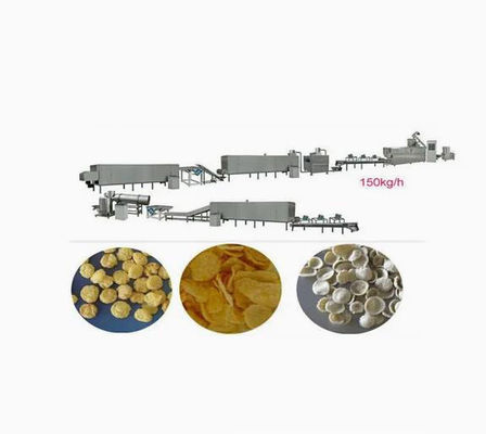 300 - 350kg / ঘন্টা কভার ঝুড়ি প্রক্রিয়াকরণ লাইন, দানি স্ন্যাক extruder মেশিন