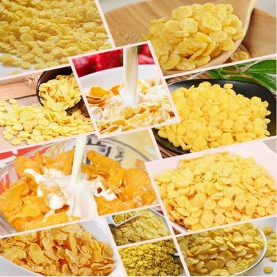 পিএলসি নিয়ন্ত্রণ সিস্টেমের সাথে উচ্চ পুষ্টিকর কর্ন ফ্লেক্স প্রসেসিং লাইন