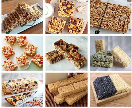 স্টেইনলেস স্টিল 304 600 কেজি / এইচআর গ্রানোলা সিরিয়াল বার কাটিং লাইন