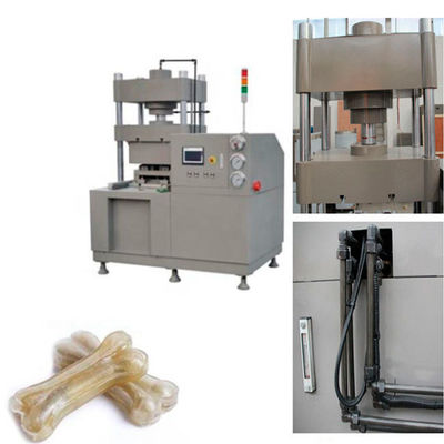 রোহাইড দ্বারা তৈরি পিষ্টক স্নেক প্রসেসিং মেশিন, কুকুর হাড় মেকার মেশিন