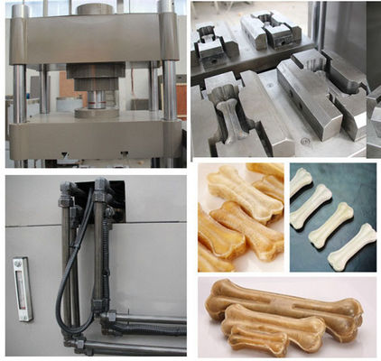 পোষা খাদ্য জন্য স্বয়ংক্রিয় অপারেশন কুকুর হাড় তৈরীর মেশিন পোষা চিকিত্সা মেশিন