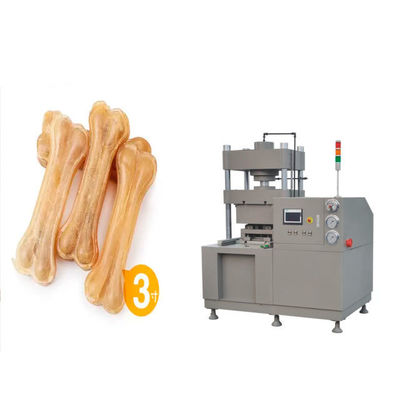 গরু চামড়া কুকুর Chews কুকুর হাড় তৈরীর মেশিন চাপুন Rawhide হাড় Punching