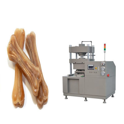 মাল্টি ফাংশন জার্মানি মোটর কুকুর খাদ্য প্রস্তুতকারক মেশিন ডাবল স্টেশন প্রেস কাঁচা চামড়া হাড়