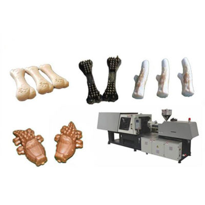 পোষা চিকিত্সা / কুকুর Chews পোষা খাদ্য এক্সট্রুশন প্রক্রিয়া সরঞ্জাম বহুমুখী পোষা Chews