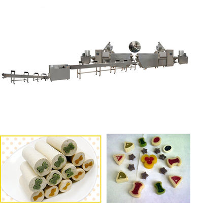 স্টেইনলেস স্টিল পোষা খাদ্য এক্সট্রুডার কুকুর আচরণ / কুকুর চিউইং গাম প্রসেসিং