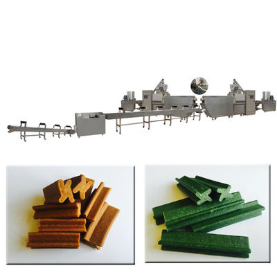 কুকুর চিবাই গাম চিকিত্সা জন্য স্বয়ংক্রিয় একক স্ক্রু Extruder টাচ স্ক্রিন