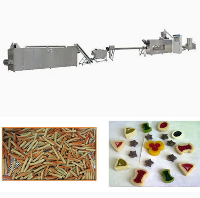 ক্রমাগত এবং স্বয়ংক্রিয় কুকুর খাদ্য Extruder একক স্ক্রু extruder খাদ্য প্রক্রিয়াজাতকরণ লাইন