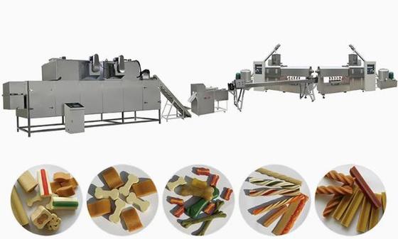 ক্রমাগত এবং স্বয়ংক্রিয় ডগ ফুড এক্সট্রুডার ডেন্টাল কেয়ার পেট চিউইং খেলনা তৈরির মেশিন