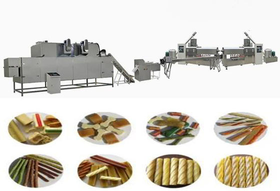 সম্পূর্ণ স্টেইনলেস স্টীল ডগ খাদ্য Extruder চিবো খাবার এবং আধা নরম পোষা খাদ্য জন্য